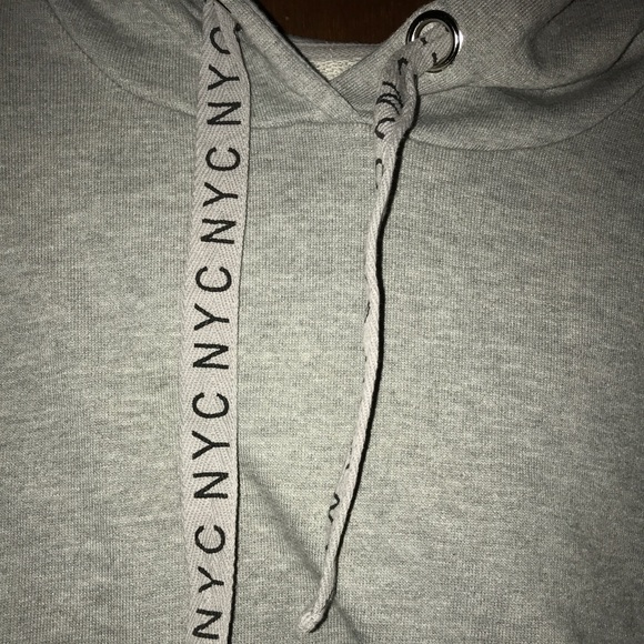 Cropped Gray Hoodie - Picture 2 of 4